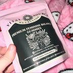 Feminine Balance Gummies - Gomitas Naturales de Equilibrio Femenino para Frescura, Confianza y Bienestar Interno (60 Gomitas)